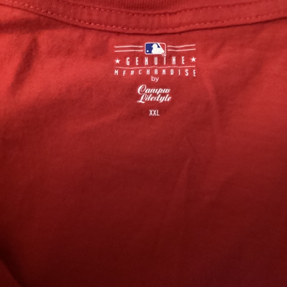 Cincinnati Reds Womens T-Shirt by Campus Lifestyle Genuine Merchandise Size XXL - Picture 4 of 6